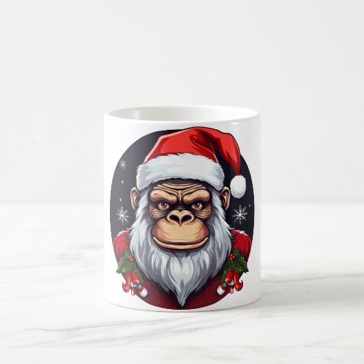 Affenweihnachten Kaffeetasse (Mittel)