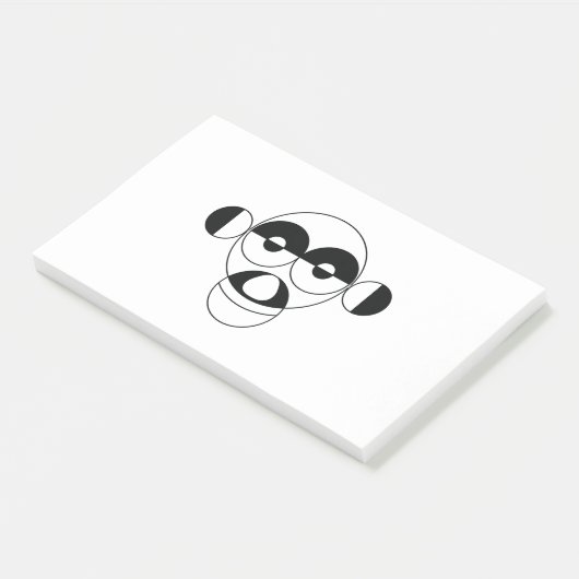 Affenzeichen Post-it Klebezettel (angewinkelt)