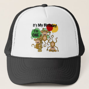 Affeshine-1. Geburtstags-T - Shirts und Geschenke Truckerkappe