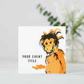 Affetinte Einladung (Stehend Vorderseite)