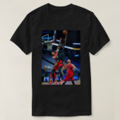 Affiche Anthony Edwards Dunk sur Yuta Watanabe T-Shirt (Design vorne)