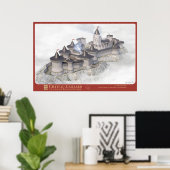 Affiche CHÂTEAU-GAILLARD - Auf dem Meer von Winter Poster (Heimbüro)