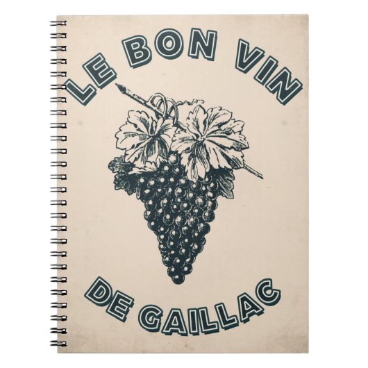 Affiche Le bon vin de Gaillac Notizblock (Vorderseite)