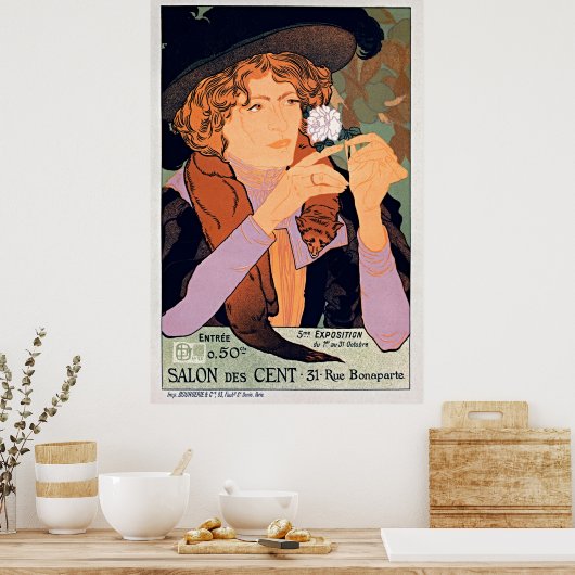 Affiche pour le Salon des Cent by Georges de Feure Poster (Küche)