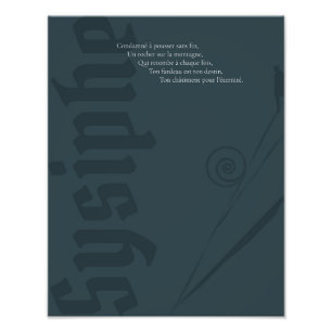 Affiche Sisyphe Fotodruck