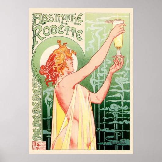 Affiche Vintag Rétro Absinthe Robette Poster (Vorne)