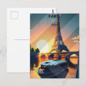 Affiliates der Pariser Ästhetik Postkarte (Vorne/Hinten)