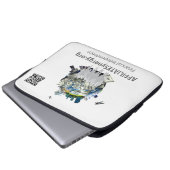 AFFILIATESynergy - Laptop-Sieb 13" Laptopschutzhülle (Vorne Knopf)