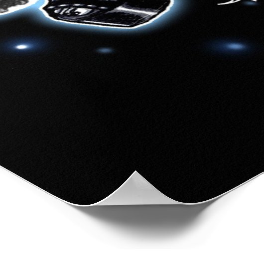 Affinity Blue Rose Fairy Posters Poster (Ecke)