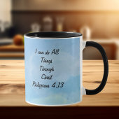 Affiri/Scripture Philippians 4:13 Original Art Tasse