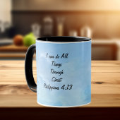 Affiri/Scripture Philippians 4:13 Original Art Tasse