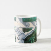 Affirm/Scripture John3:16 Original Art Handbemalt Kaffeetasse (VorderseiteRechts)