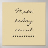 Affirmation Art! Positive Anreizmauer Poster (Vorne)