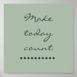 Affirmation Art! Positive Anreizmauer Poster