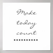 Affirmation Art! Positive Anreizmauer Poster (Vorne)