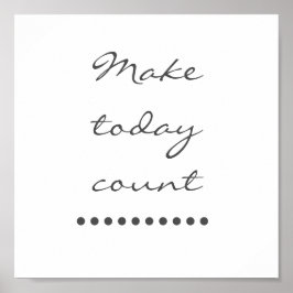 Affirmation Art! Positive Anreizmauer Poster