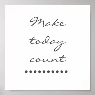 Affirmation Art! Positive Anreizmauer Poster