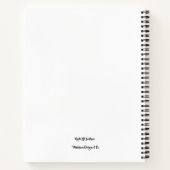 Affirmation ASL Buchstaben L & T für Gelassen Insp Notizblock (Rückseite)