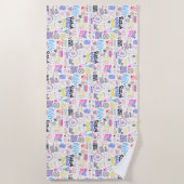 Affirmation Beach Handtuch (Vorderseite)