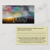 Affirmation Business Card Visitenkarte (Vorne/Hinten)