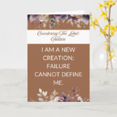 Affirmation card mental wellness for her - health karte (Gelbe Blume)