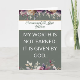 Affirmation card mental wellness for her - Joy Karte