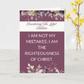 Affirmation card mental wellness for her - Violet Karte (Gelbe Blume)