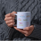 Affirmation Custom Manifestation Zweifarbige Tasse