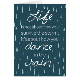 Affirmation Dance in the Rain Inspirational Quotes