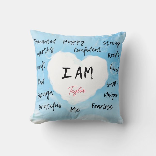 Affirmation Empowerment Pillow Kissen (Vorderseite)