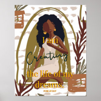 Affirmation erstellen poster