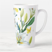 Affirmation Latte Tasse Yellow Butterfly White Lil (Rechts)