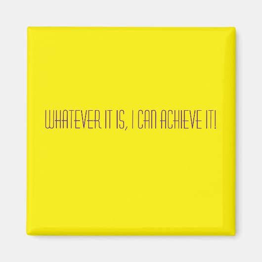 Affirmation Magnet (Vorne)