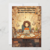 Affirmation Motivierend Card Einladung (Vorderseite)