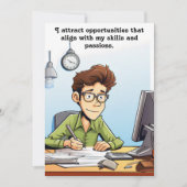 Affirmation Motivierend Card Einladung (Vorderseite)