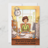 Affirmation Motivierend Card Einladung (Vorderseite)