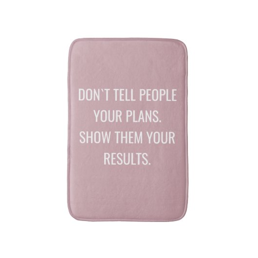 Affirmation Motivierend Interior Zuhause Glitzer Badematte (Vorderseite Vertikal)