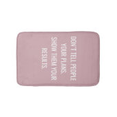 Affirmation Motivierend Interior Zuhause Glitzer Badematte (Vorderseite)