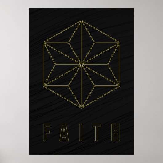 Affirmation poster, um Sie zu motivieren, Vertraue Poster (Vorne)