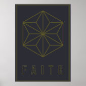 Affirmation poster zu haben Vertrauen und dankbar  (Vorne)