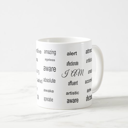 Affirmation Tasse (VorderseiteRechts)