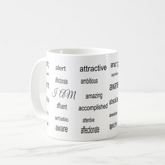 Affirmation Tasse (Vorderseite Links)