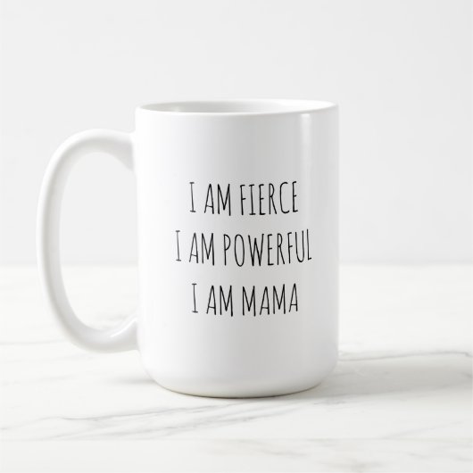 Affirmation Tasse für Mama, Mutter, Mama, zukünfti (Links)