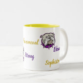 Affirmation Two-Tone Bull Dog Tasse (VorderseiteRechts)