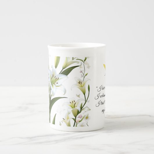 Affirmation Yellow Butterfly Specialty Tasse (Vorderseite)