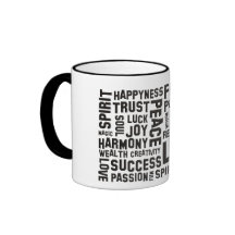 Affirmationen schwarz | eigenen Hintergrund erstel