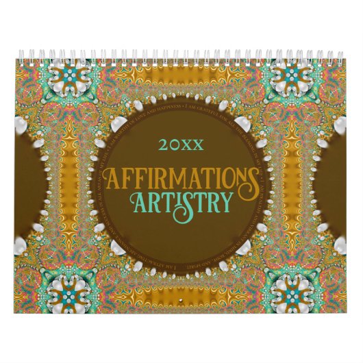 Affirmations Artistry 12-monatiger Kalender (Titelbild)