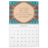 Affirmations Artistry 12-monatiger Kalender (Mär 2027)