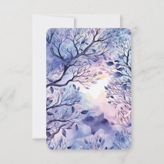 Affirmations Cards, Lila potenzieller Quotendruck (Rückseite)