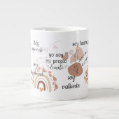 Affirmations coffee Tasse Spanisch (Vorderseite)
